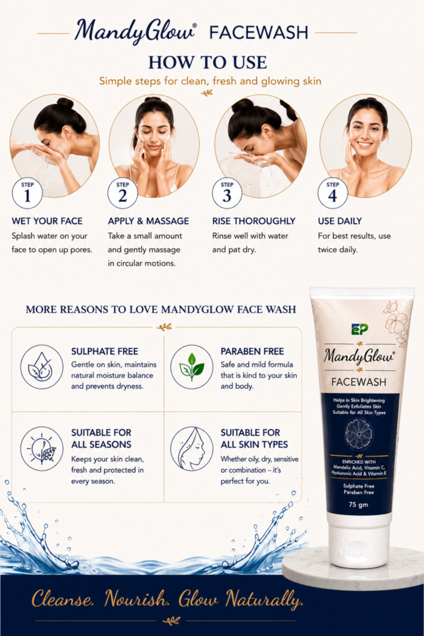 MandyGlow Facewash - Image 4