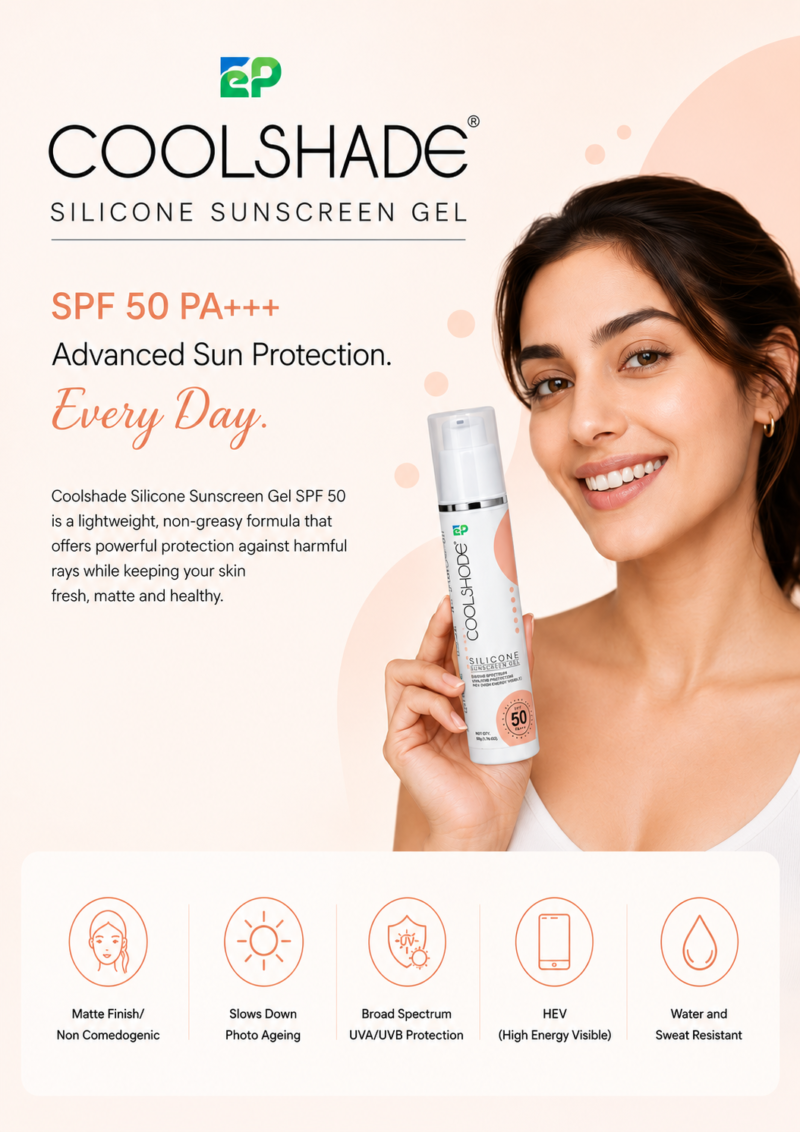Coolshade spf 50 Silicone Sunscreen Gel