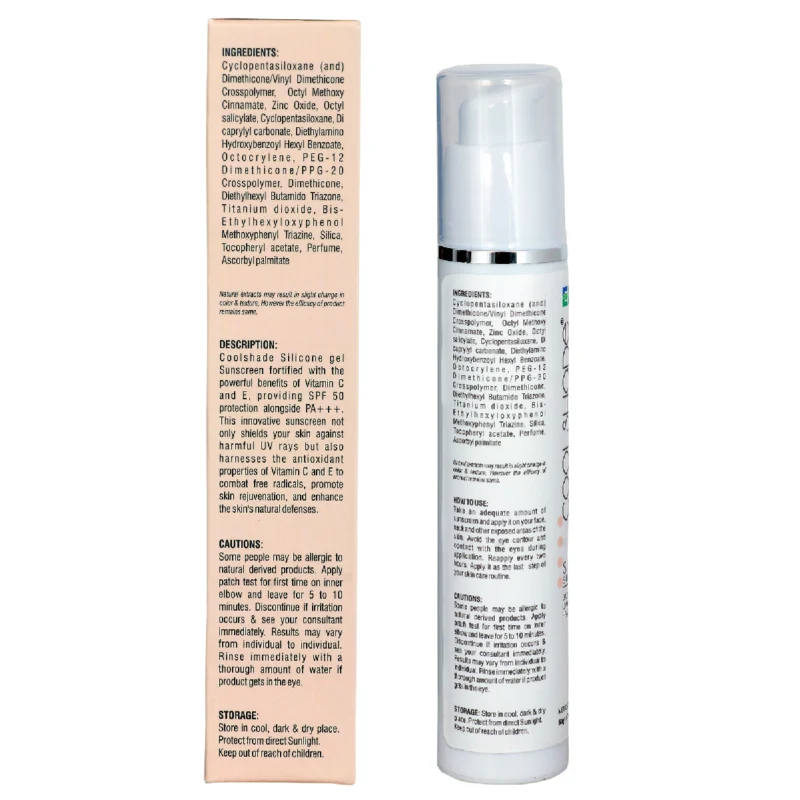 Coolshade spf 50 Silicone Sunscreen Gel