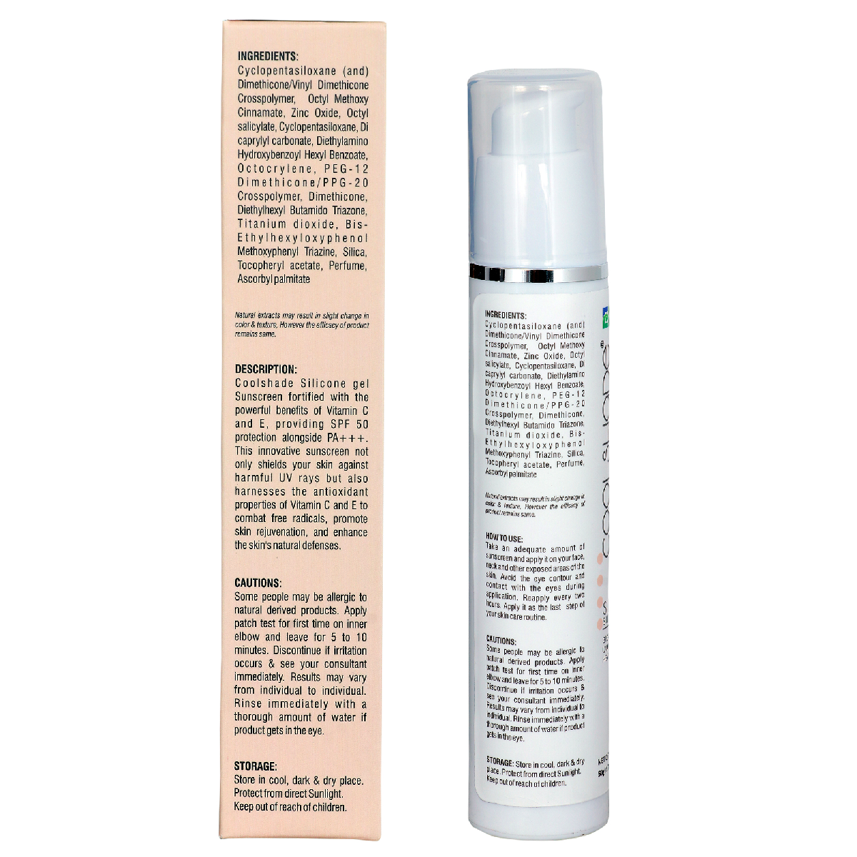 Coolshade spf 50 Silicone Sunscreen Gel - Image 5