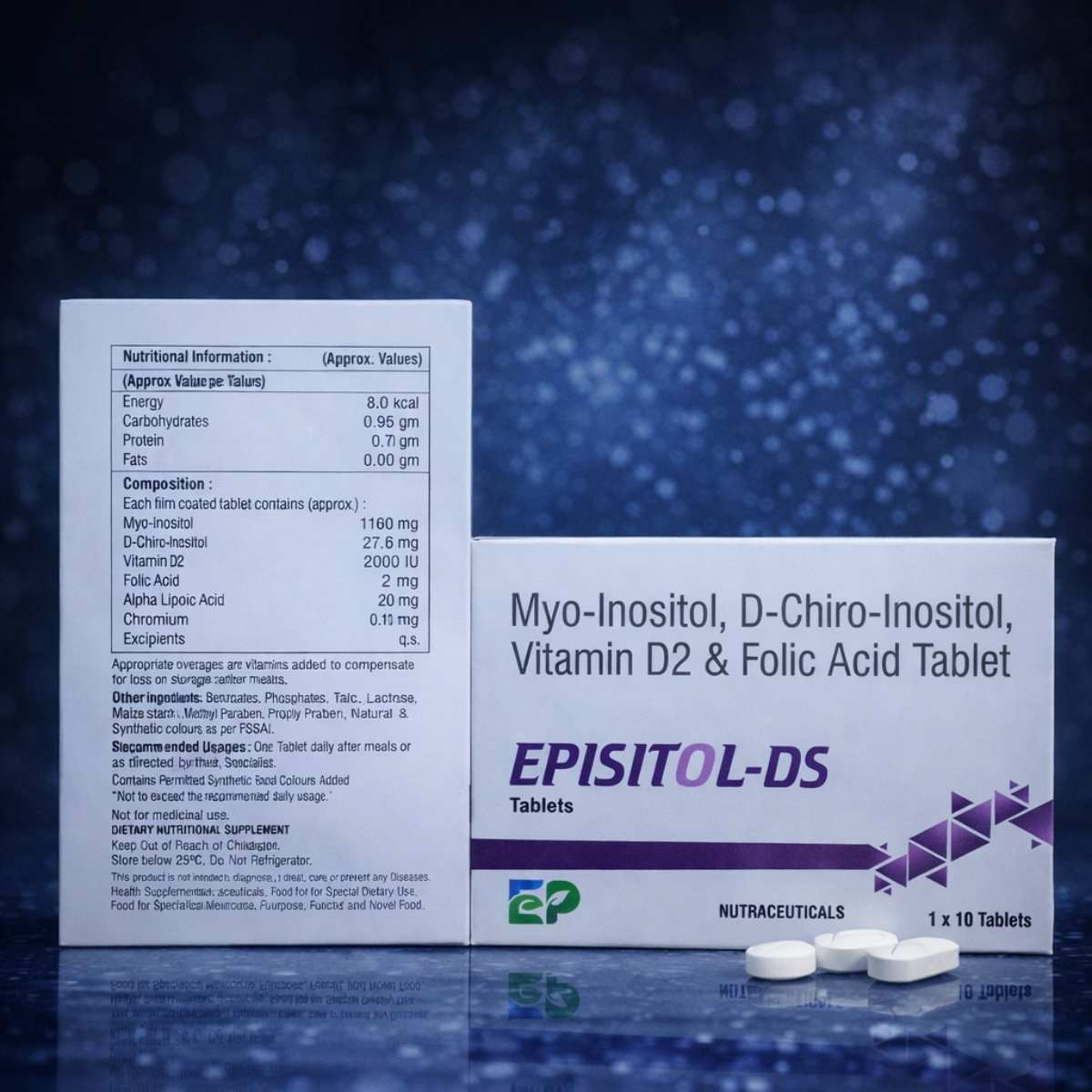 Episitol DS Tablets(Price per strip) - Image 1