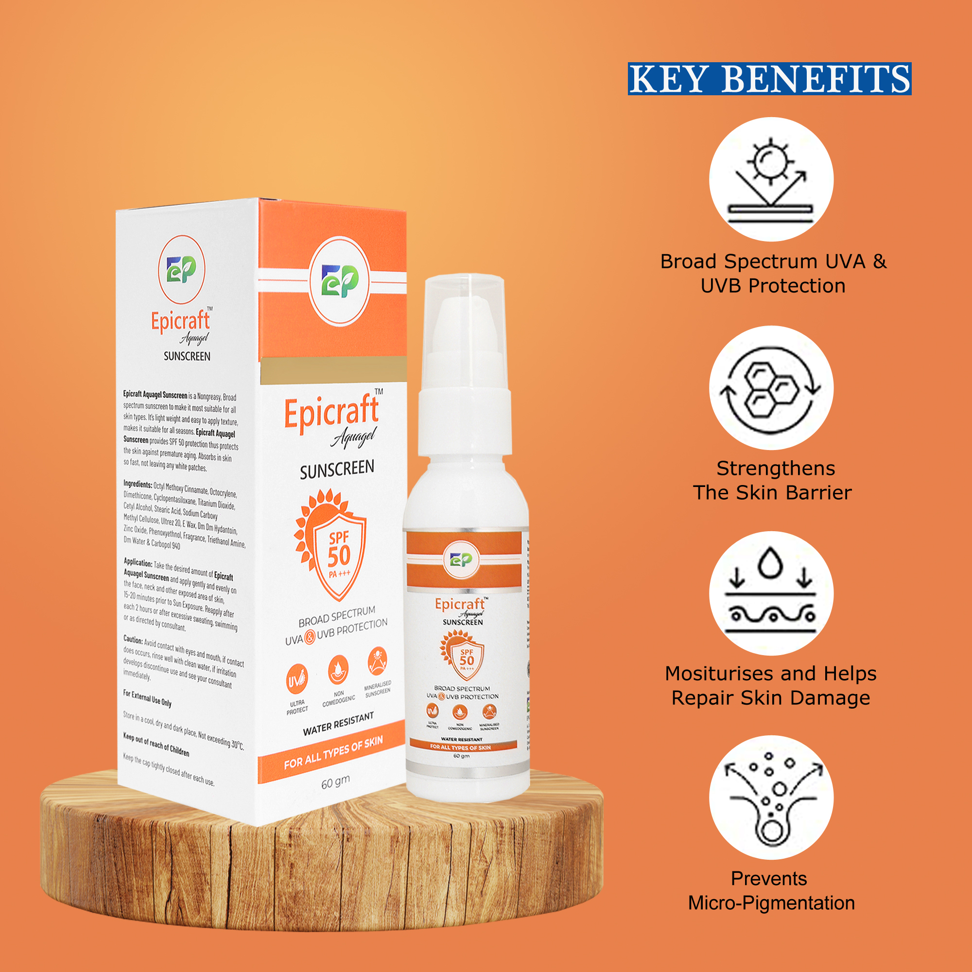 Epicraft Aquagel Spf50 - Image 1