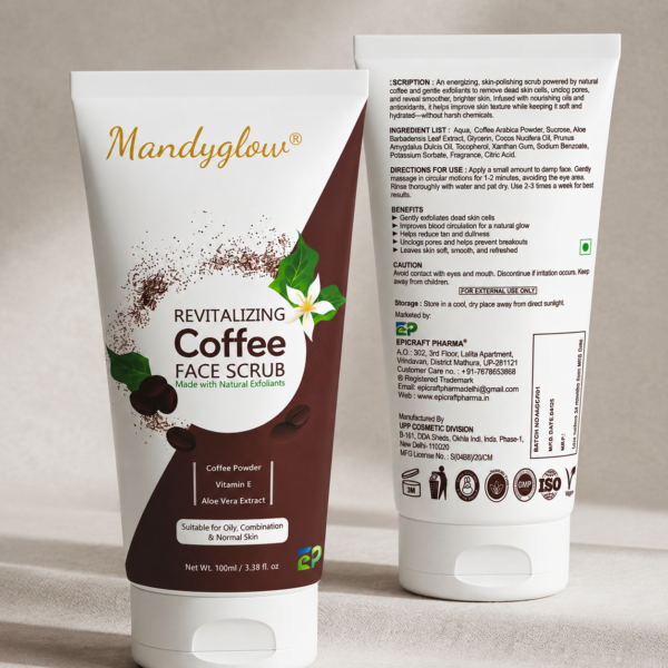 Mandyglow Coffee Face Scrub - Image 1