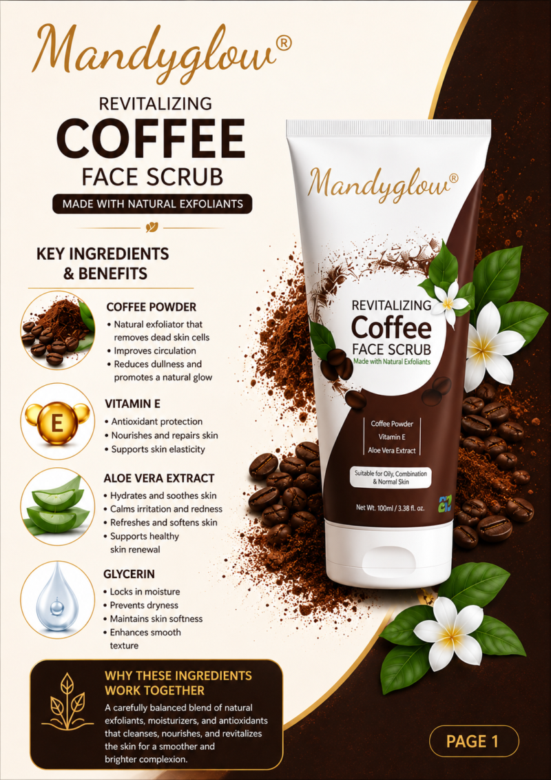Mandyglow Coffee Face Scrub