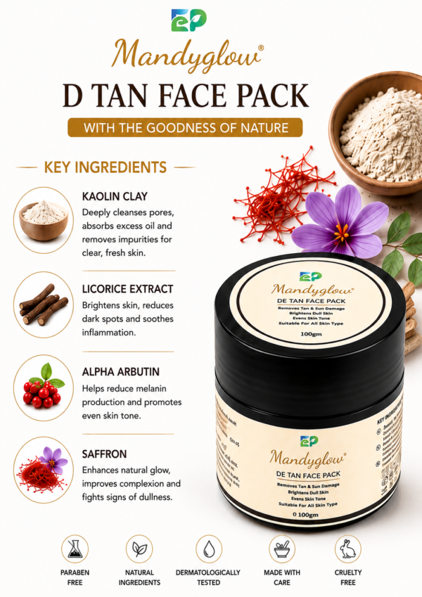 Mandyglow De Tan Face Pack - Image 3