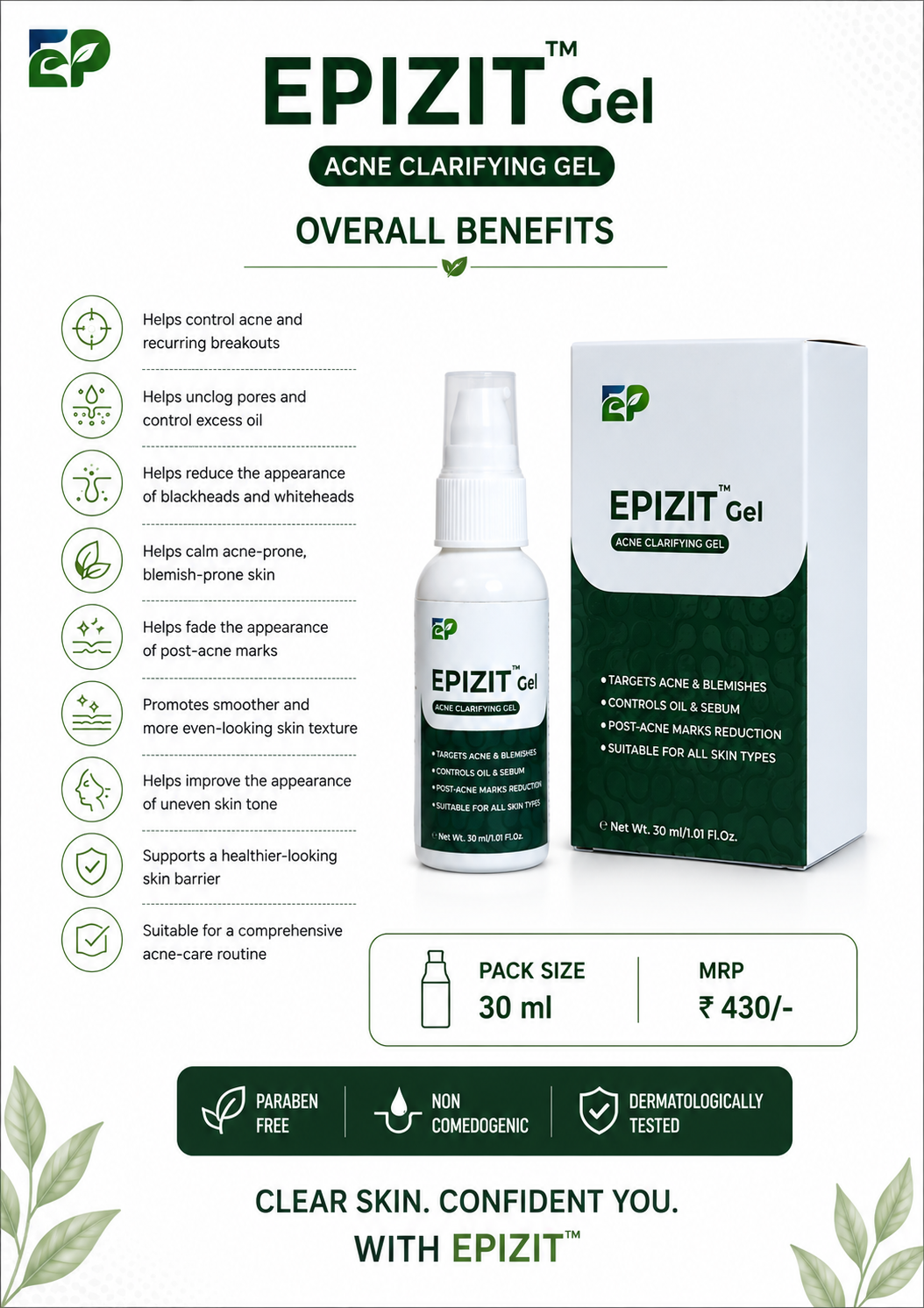 EPIZIT Acne Clarifying Gel - Image 4