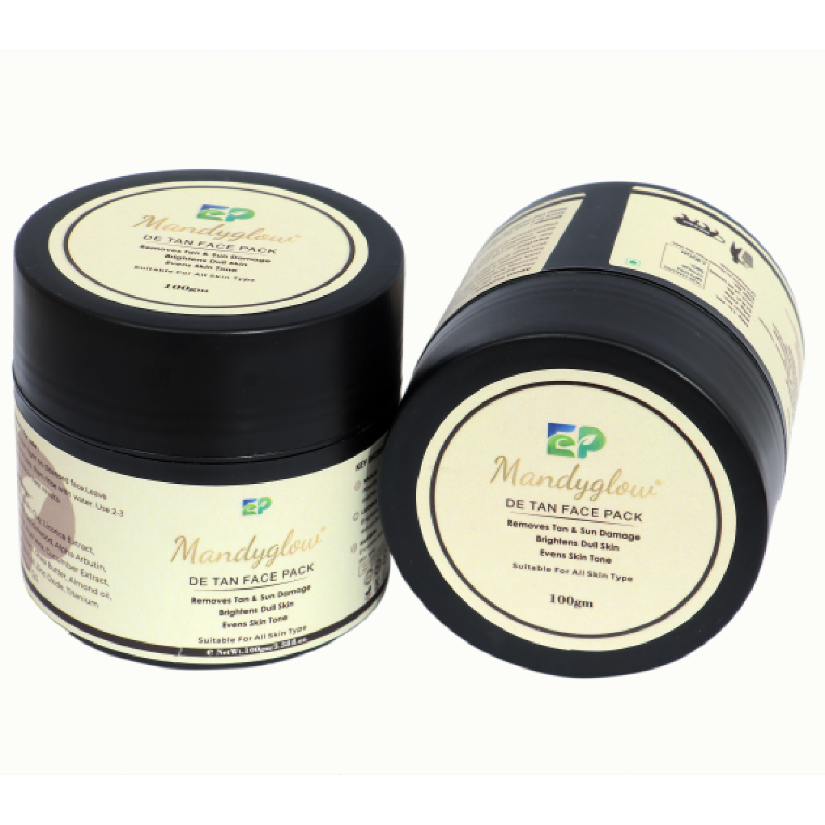Mandyglow De Tan Face Pack - Image 1